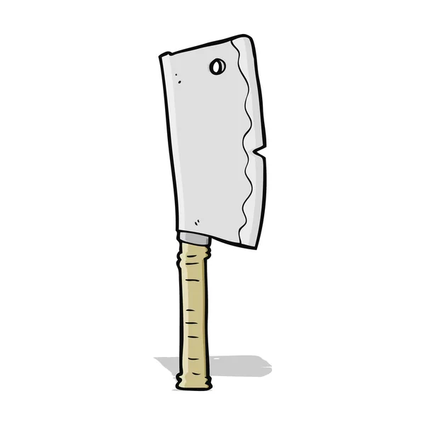 卡通切肉刀 — 图库矢量图片