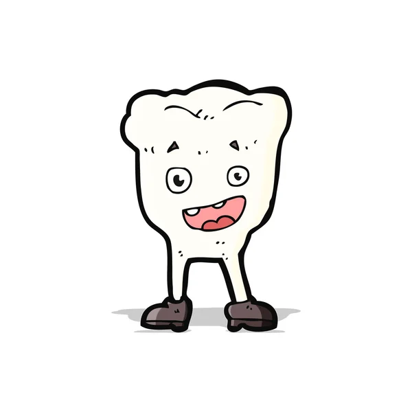 Tecknad tand — Stock vektor