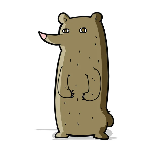 Funny cartoon bear — Stock Vector