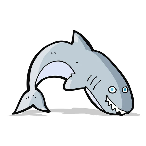 Мультфільм акули — стоковий вектор
