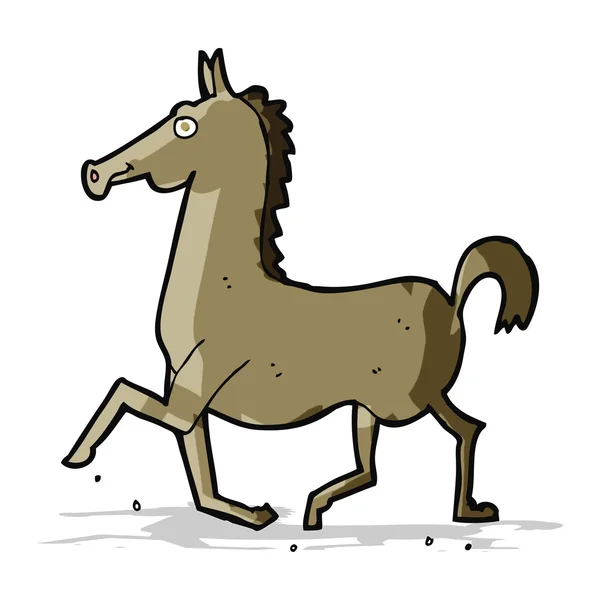 Cheval de bande dessinée — Image vectorielle