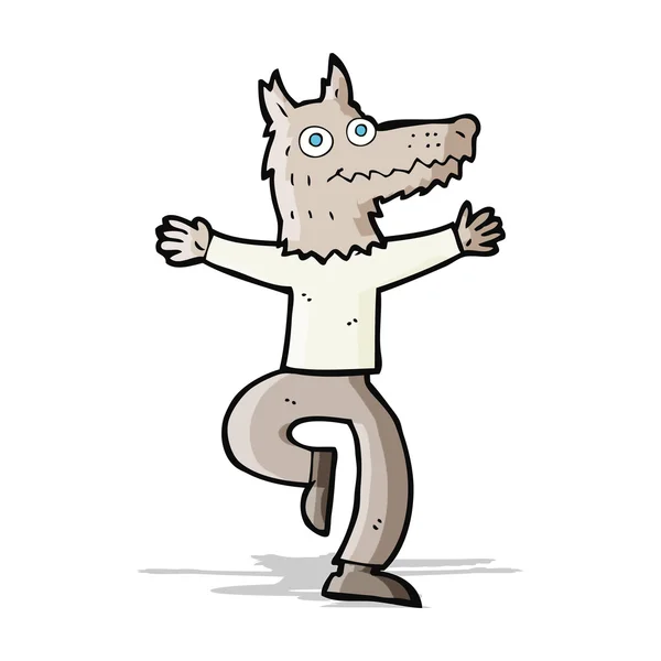 Άνθρωπος Λύκος κινουμένων σχεδίων — Διανυσματικό Αρχείο