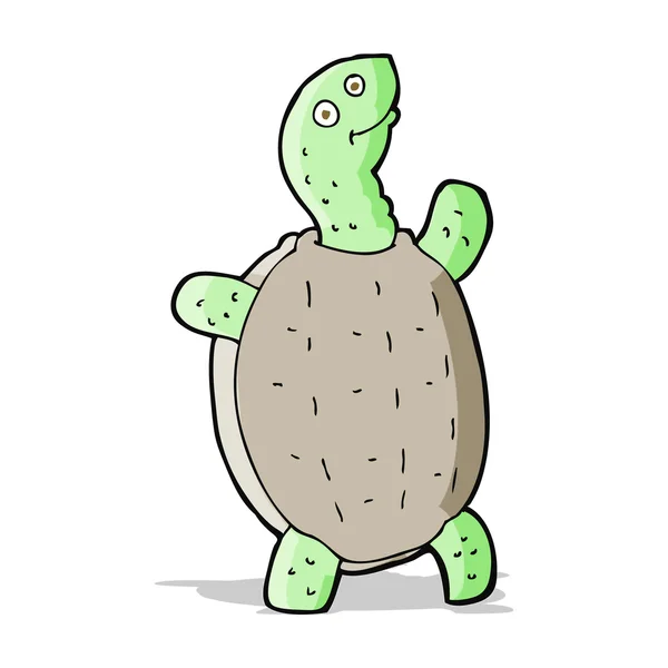 Cartoon gelukkig schildpad — Stockvector