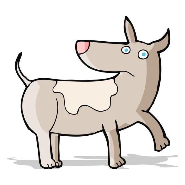 Cão engraçado dos desenhos animados — Vetor de Stock