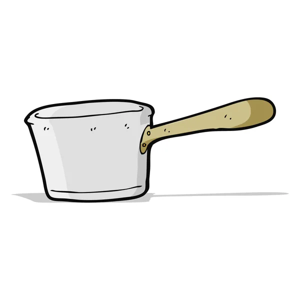 漫画の台所鍋 — ストックベクタ