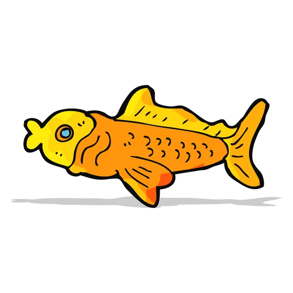 Cartoon rolig fisk — Stock vektor