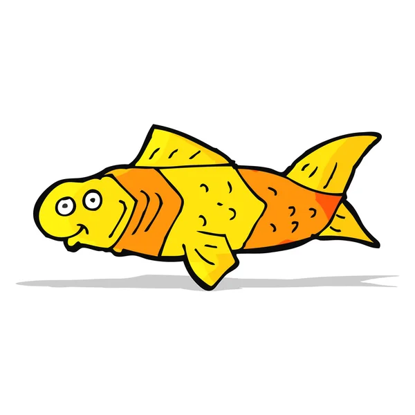 Dessin animé drôle de poisson — Image vectorielle