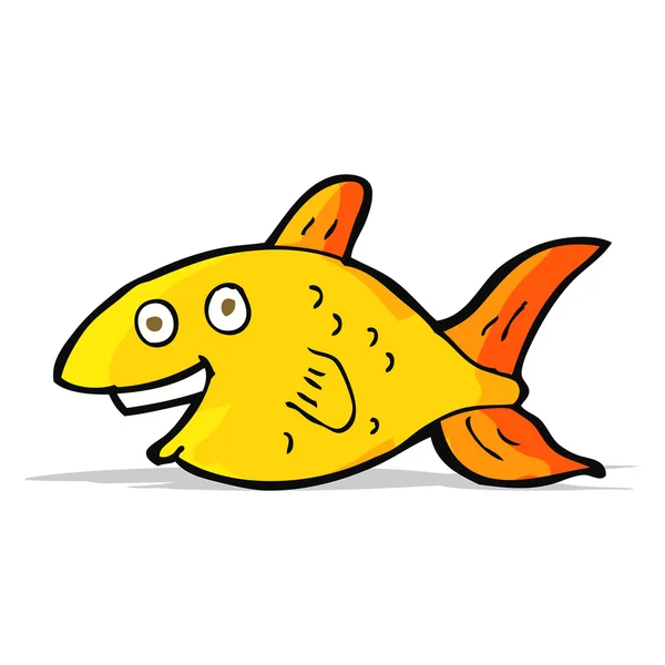 Peces de dibujos animados — Vector de stock