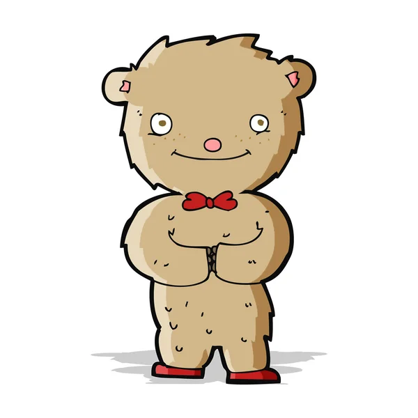 Cartoon teddy bear — Stockvector