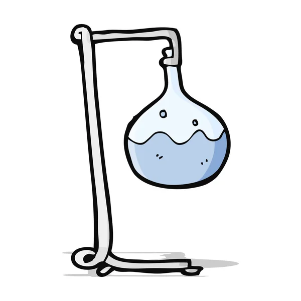 Experimento de ciencia de dibujos animados — Vector de stock