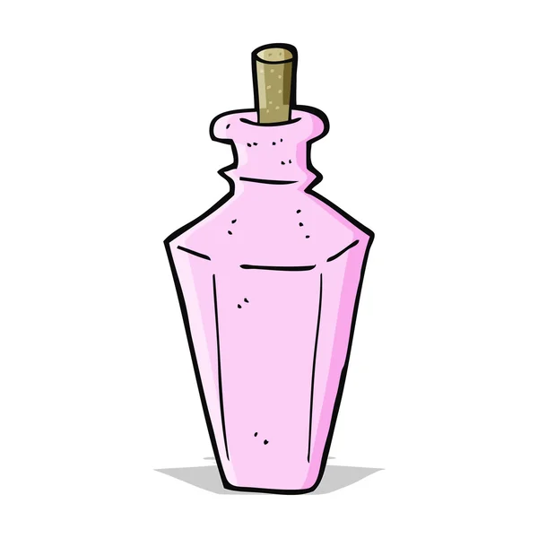 Frasco de perfume de desenhos animados fragrância — Vetor de Stock