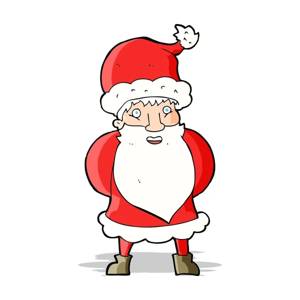 Cartoon santa claus — Stock Vector