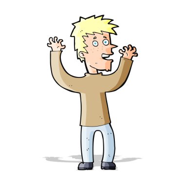 heyecanlı adam çizgi film