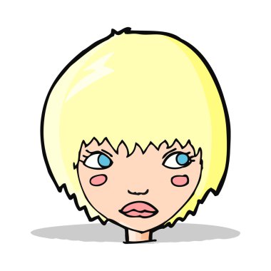 çizgi film mutsuz kız