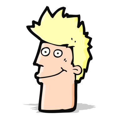 mutlu bir adam çizgi film