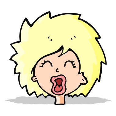 çizgi film kadın çığlığı