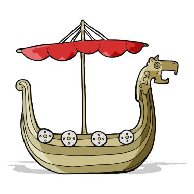 Viking gemisi çizgi film