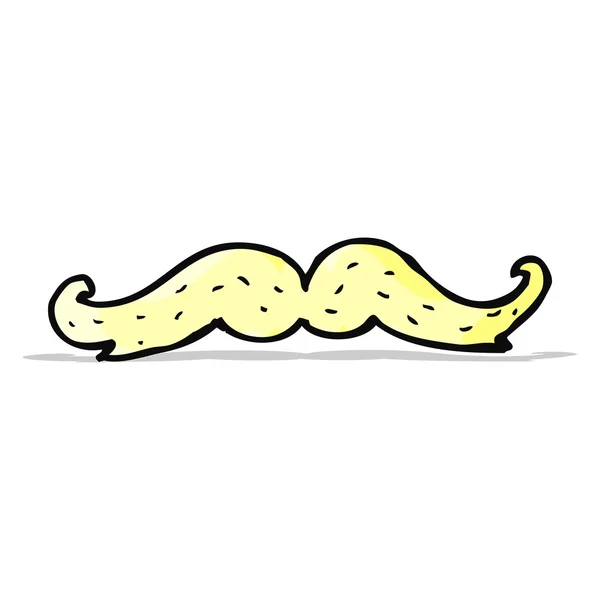 Cartoon mustache — Stock Vector
