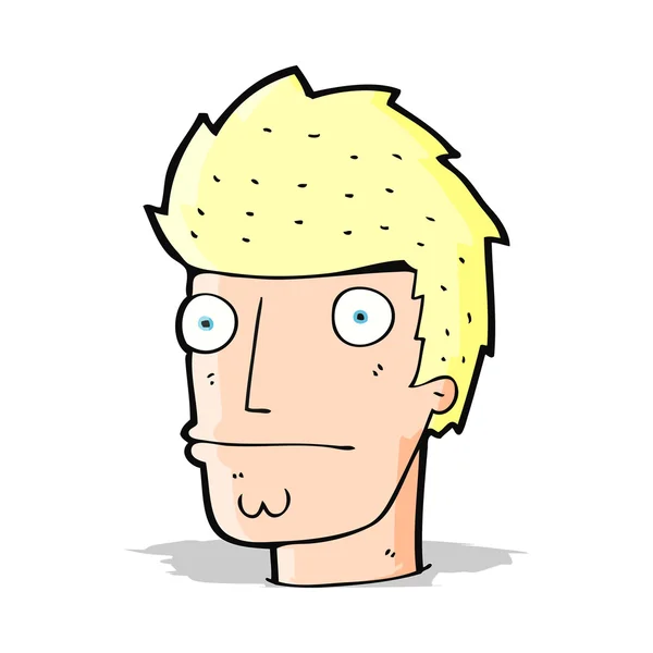 Cartoon nerveuze man — Stockvector