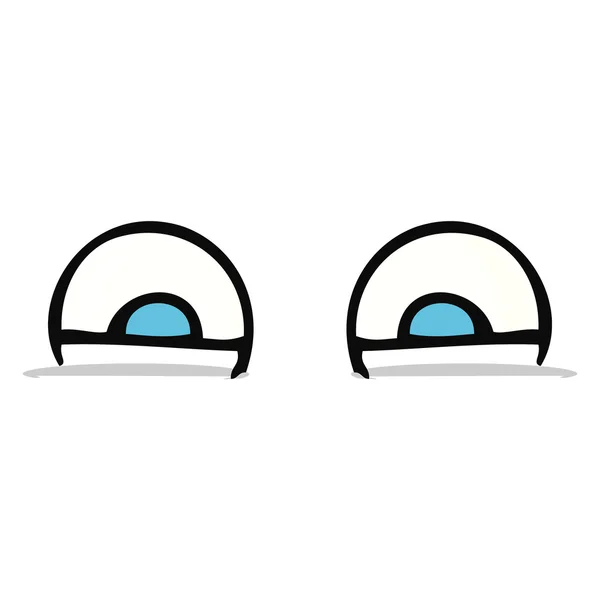 Ojos de dibujos animados — Vector de stock