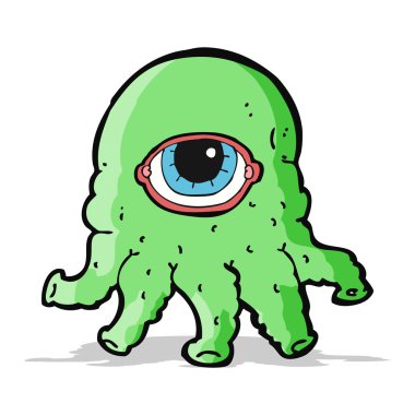 çizgi film uzaylı kafası