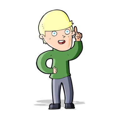 Çizgi filmci çocuk.