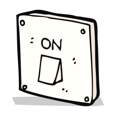 karikatür ışık anahtarı