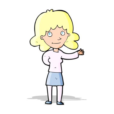 karikatür samimi kadın