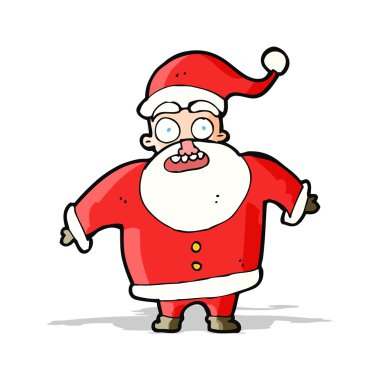 çizgi film Noel Baba 'yı şok etti.