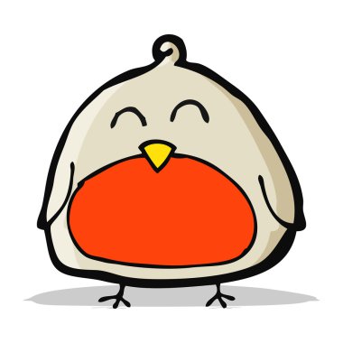 komik karikatür Noel robin