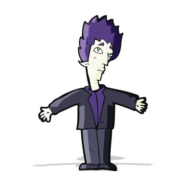 çizgi film vampire adam