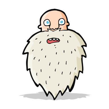 sakallı adam çizgi film