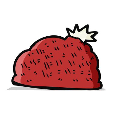 karikatür kış şapka