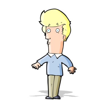 irkilmiş adam çizgi film