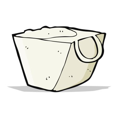 karikatür makarna kutusu