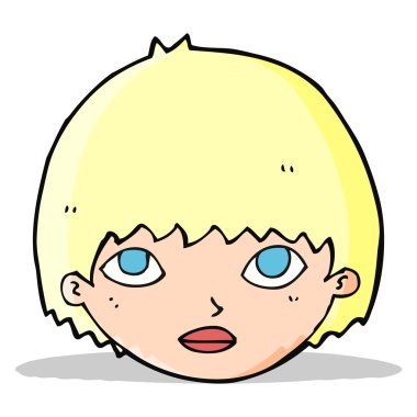 dik çizgi film kız