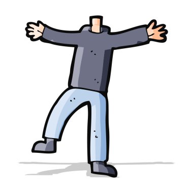 Cartoon erkek el vücut (mix ve maç karikatür veya kendi p eklemek