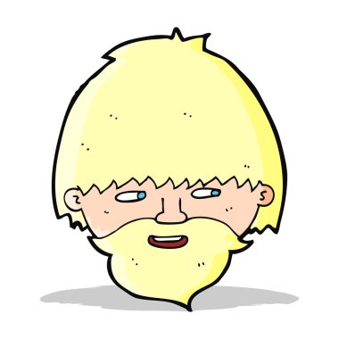 sakallı adam çizgi film