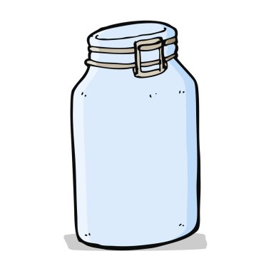 çizgi film Cam Kavanoz