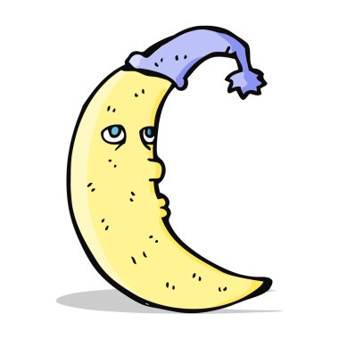 uykulu moon karikatür