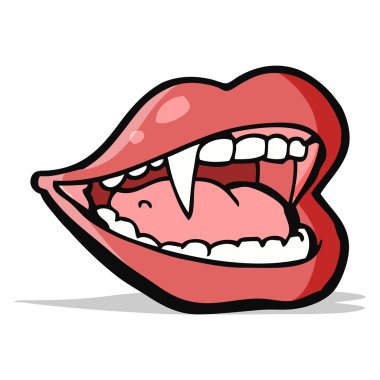 çizgi film vampire ağız