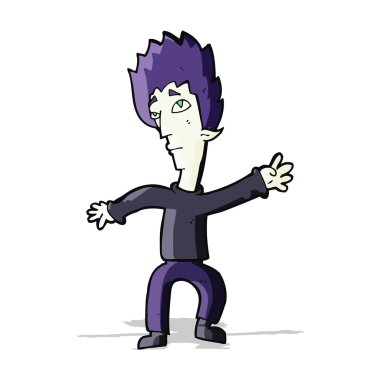 çizgi film vampire adam