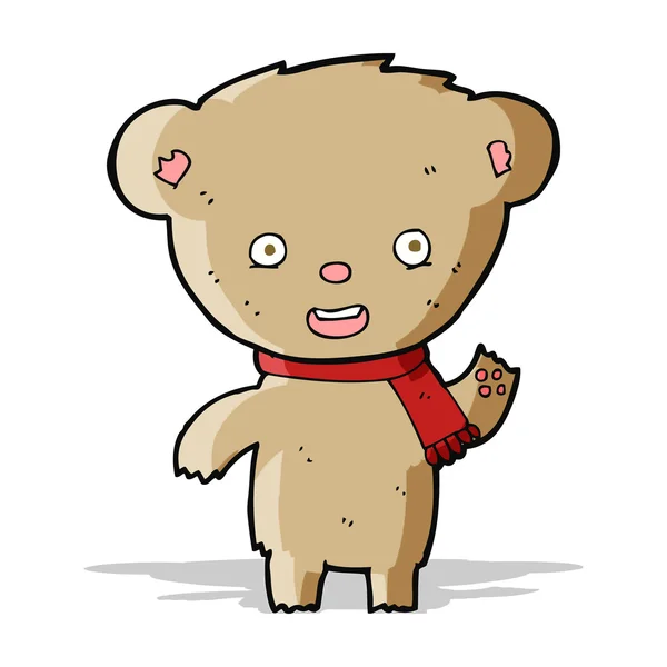 Cartoon teddy bear — Stockvector