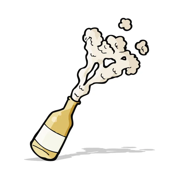 Bouteille de bière dessin animé — Image vectorielle