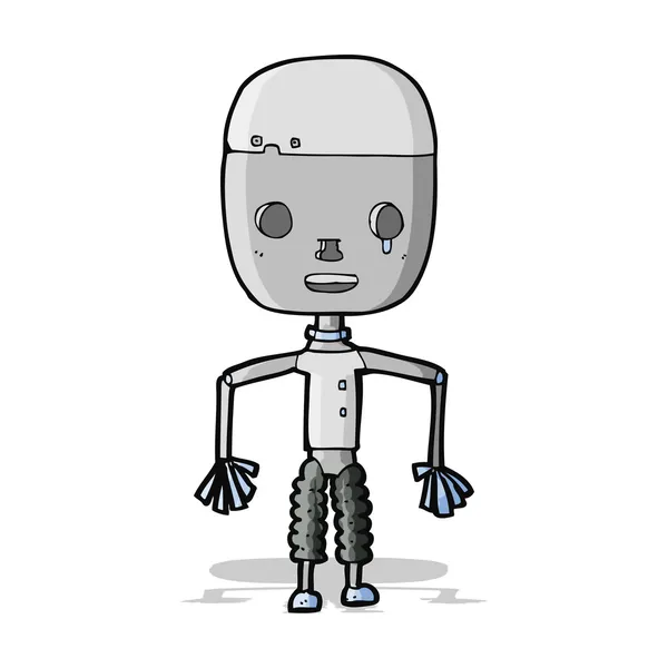 Robot de dibujos animados — Vector de stock