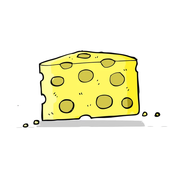 Queso de dibujos animados — Vector de stock