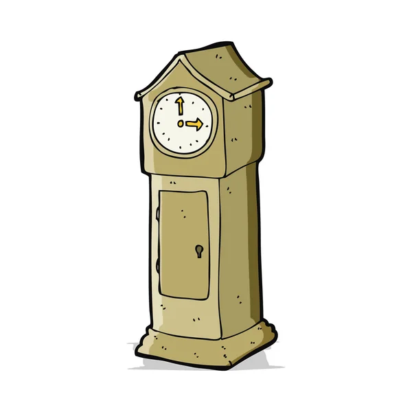 Dibujos animados abuelo reloj — Vector de stock