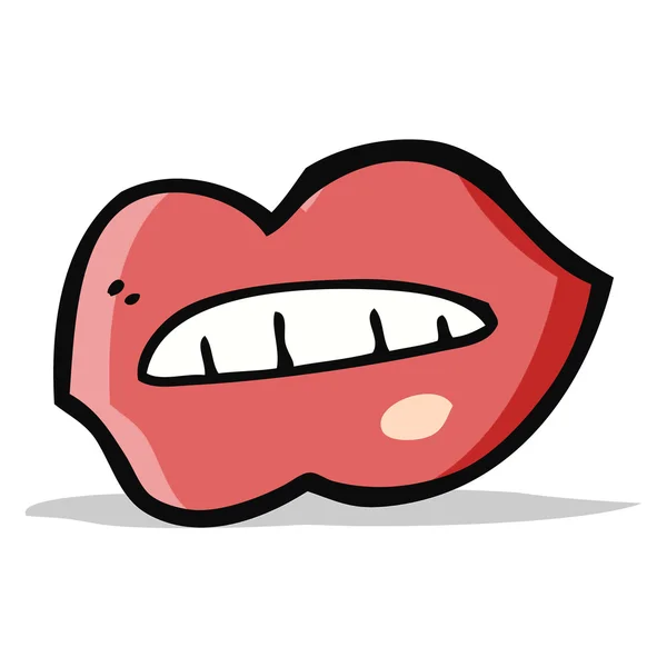 Cartoon lips — Stock Vector