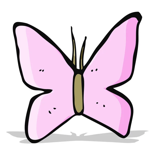 Cartoon vlinder symbool — Stockvector