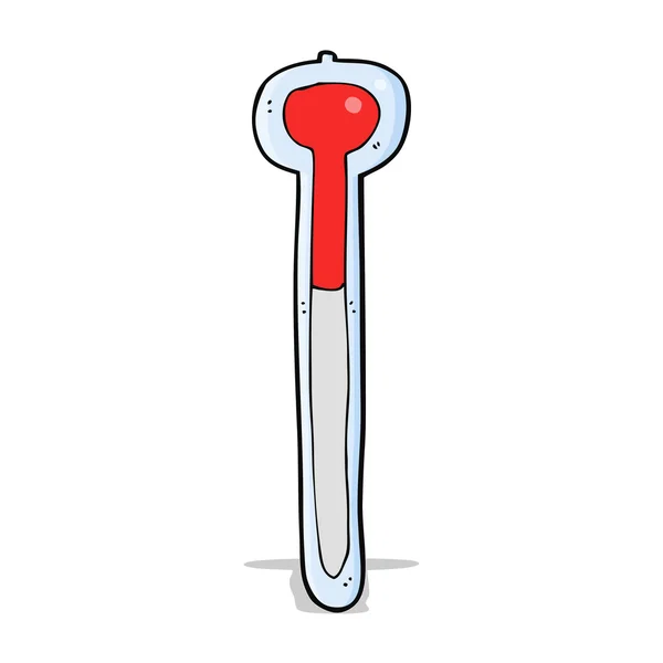 Thermomètre à bande dessinée — Image vectorielle